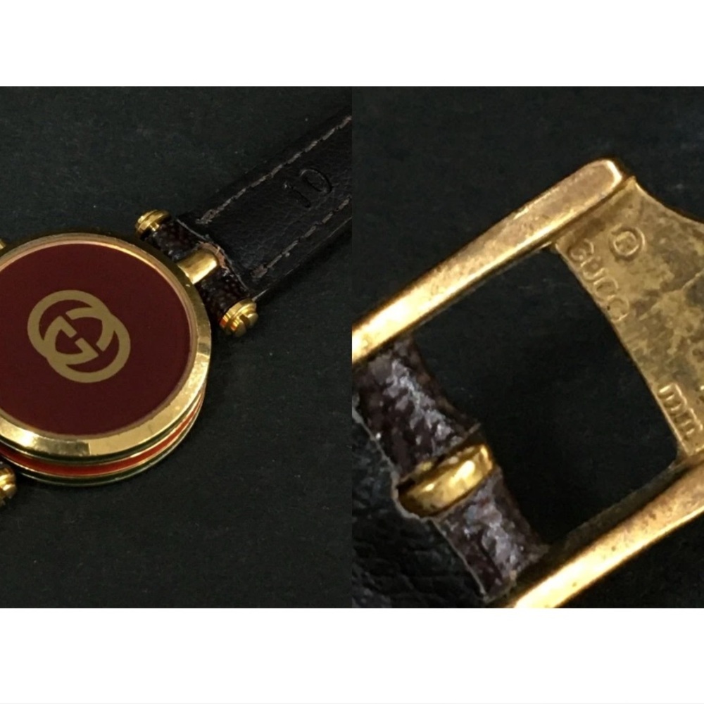 GUCCI 2000L Sherry Line Gold Women's Quartz Watch - Picture 9 of 10